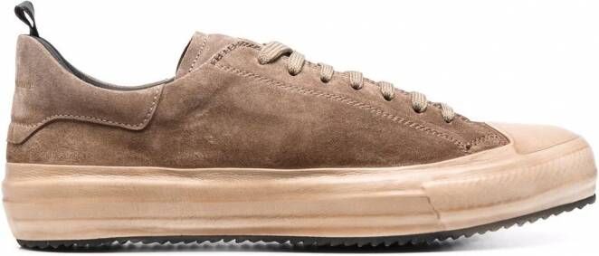 Officine Creative Suède sneakers Bruin