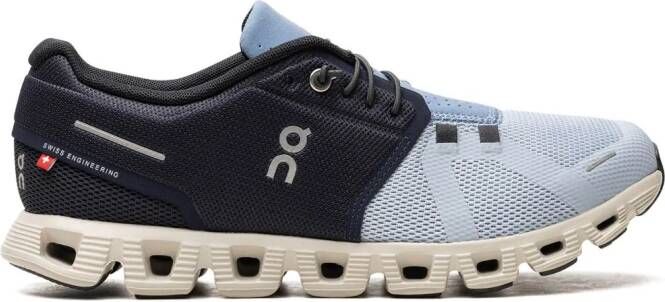 On Running "Cloud 5 Midnight Chambray sneakers" Blauw