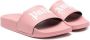 Palm Angels Kids Slippers met logoprint Roze - Thumbnail 1