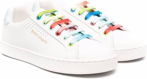 Palm Angels Kids Sneakers met logoprint Wit