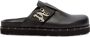 Palm Angels Mule leren slides Black Heren - Thumbnail 2