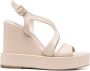 Paloma Barceló Sandalen met open neus Beige - Thumbnail 1