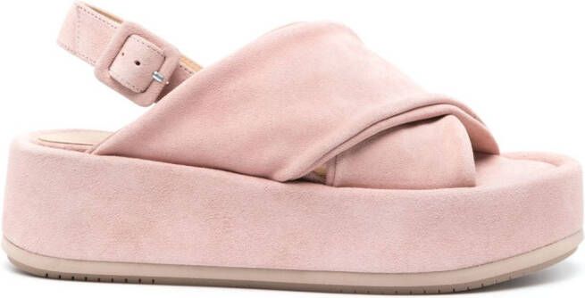 Paloma Barceló Basima sandalen met plateauzool Roze