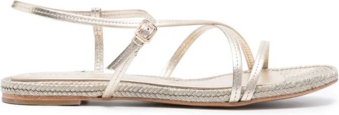 Paloma Barceló Sandalen met metallic-effect Goud