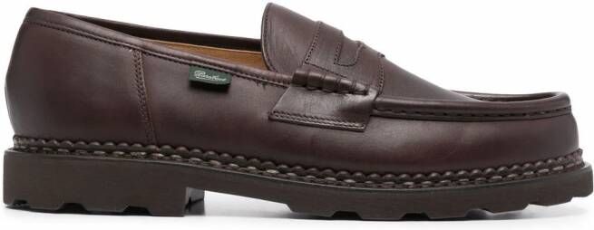 Paraboot Reims leren loafers Bruin