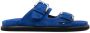 P.A.R.O.S.H. Suède schoenen met dubbele gesp Blauw - Thumbnail 1