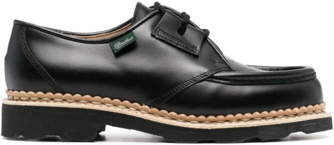 Patou x Paraboot leren veterschoenen Zwart