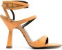 Patrizia Pepe Ace sandalen met enkelbandje Oranje - Thumbnail 1