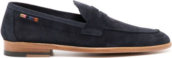 Paul Smith Figaro suède loafers Blauw