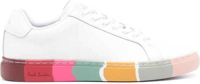 Paul Smith Lapin leren sneakers met print Wit