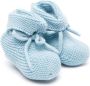 Paz Rodriguez Gebreide babyschoentjes Blauw - Thumbnail 1