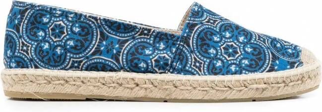 PENINSULA SWIMWEAR Espadrilles met abstracte print Blauw