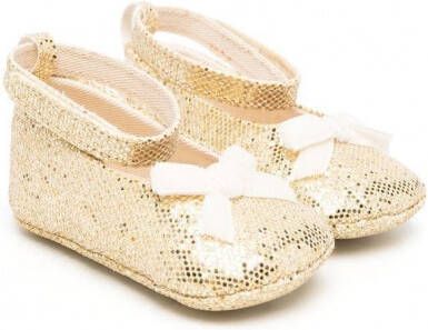 Pèpè Ballerina's met metallic-effect Goud