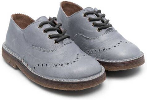 Pèpè Dusty leren brogues Blauw