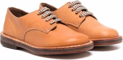 Pèpè Leren brogues Bruin