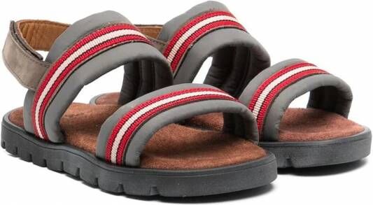 Pèpè Sandalen met dubbele bandjes Grijs