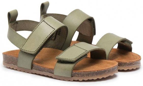 Pèpè Sandalen met klittenband Groen