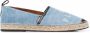 Philipp Plein Espadrilles met doodskop logo Blauw - Thumbnail 1