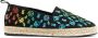 Philipp Plein Espadrilles met logoprint Zwart - Thumbnail 1