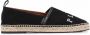 Philipp Plein Espadrilles met logoprint Zwart - Thumbnail 1