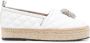 Philipp Plein Espadrilles verfraaid met doodskop Wit - Thumbnail 1