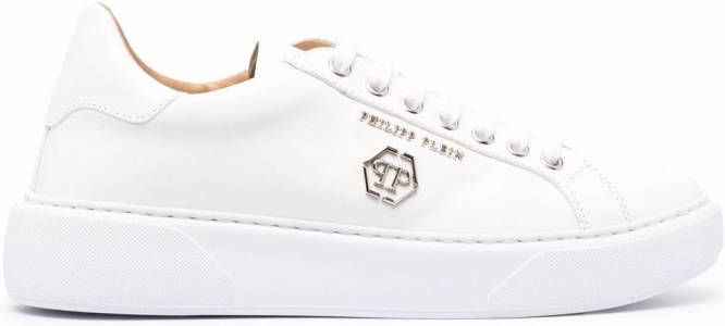 Philipp Plein Hexagon low-top sneakers Wit