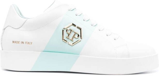 Philipp Plein Hexagon low-top sneakers Wit