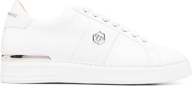 Philipp Plein Hexagon low-top sneakers Wit