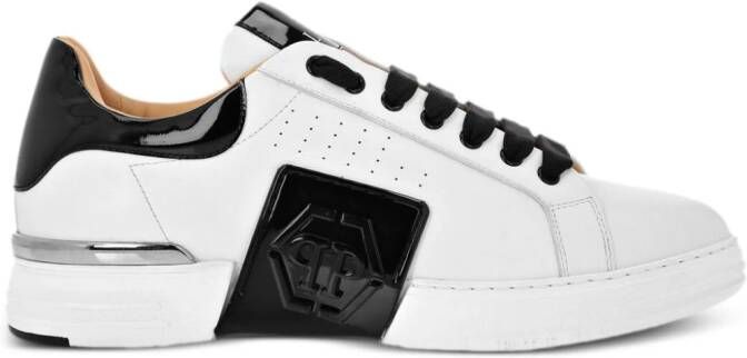 Philipp Plein Hexagon low-top sneakers Wit