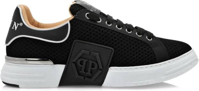 Philipp Plein Hexagon low-top sneakers Zwart