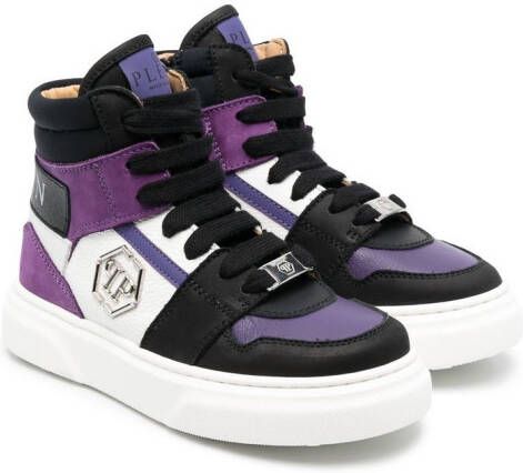 Philipp Plein Junior High-top sneakers Zwart