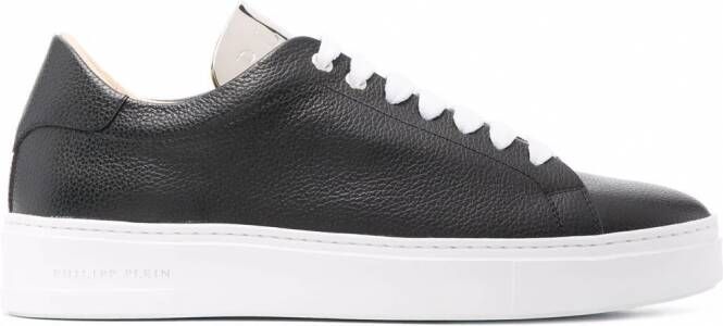 Philipp Plein Leren sneakers Zwart