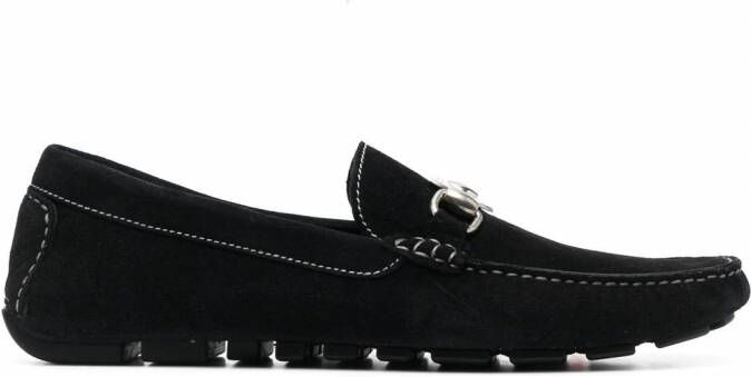 Philipp Plein Moccasin suède loafers Zwart