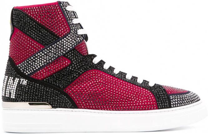 Philipp Plein Money Beast high-top sneakers Zwart