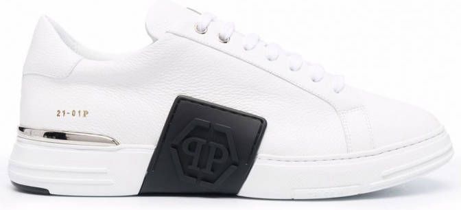 Philipp Plein Phantom Kick$ low-top sneakers Wit