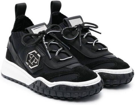 Philipp Plein Junior Predator low-top sneakers Zwart