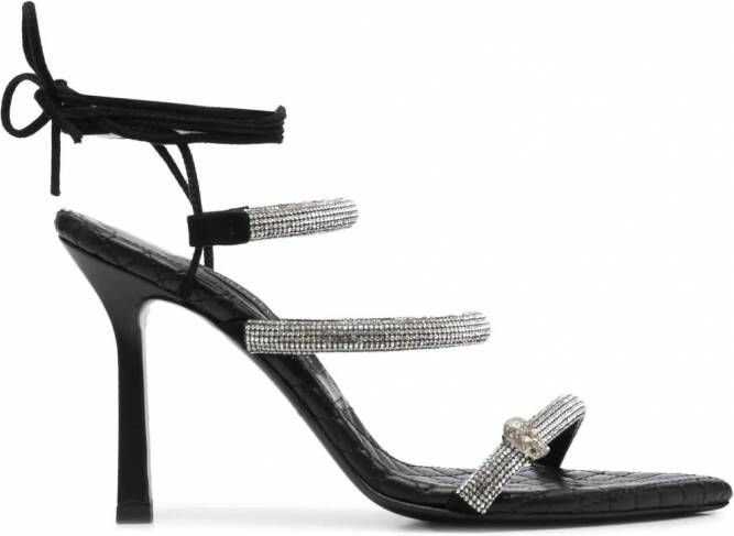 Philipp Plein Sandalen met bandjes Zwart