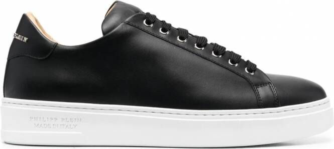 Philipp Plein Skull and Plein low-top sneakers Zwart