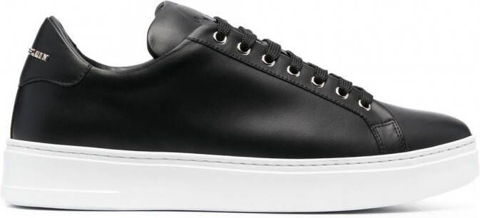 Philipp Plein Skull and Plein low-top sneakers Zwart