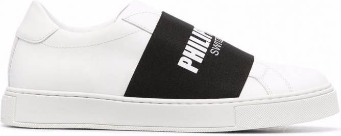 Philipp Plein Sneakers met logoprint Wit