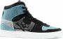 Philipp Plein Strass high-top sneakers Blauw - Thumbnail 1