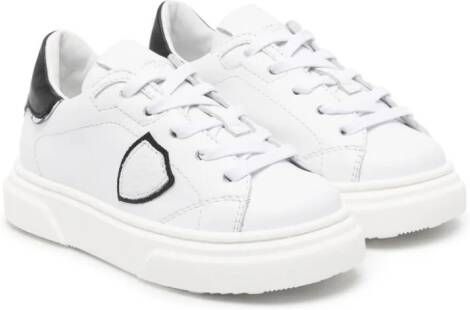 Philippe Model Kids Leren sneakers Wit