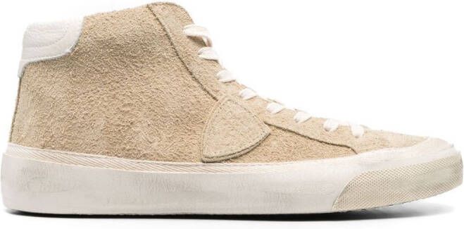 Philippe Model Paris Plaisir high-top sneakers Beige