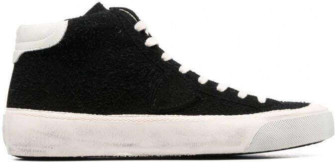 Philippe Model Paris Plaisir high-top sneakers Zwart