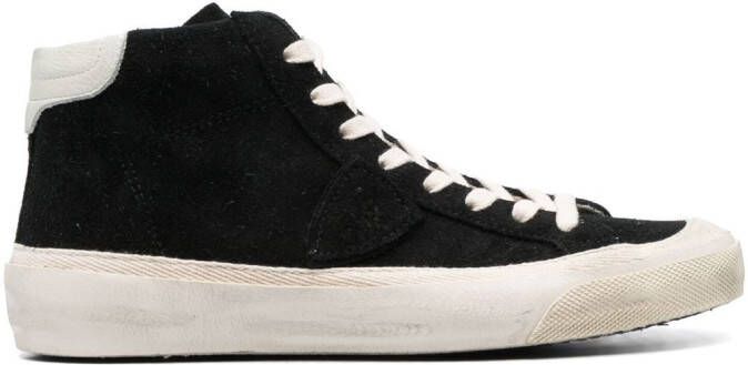 Philippe Model Paris Plaisir high-top sneakers Zwart