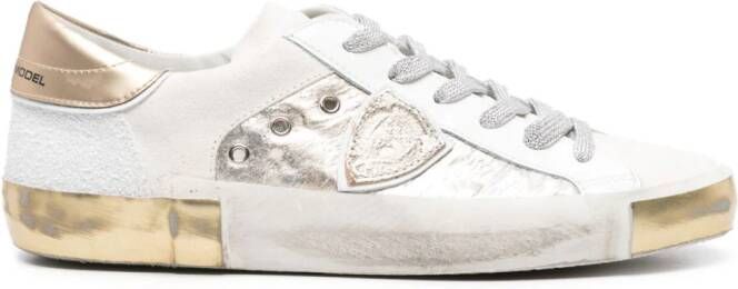 Philippe Model Paris Prsx sneakers met vlakken Zilver