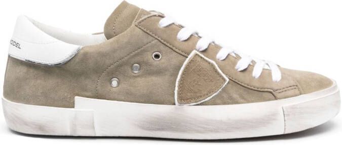 Philippe Model Paris sneakers met logopatch Beige