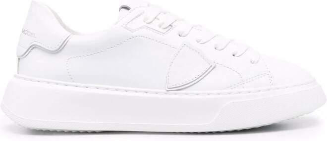 Philippe Model Paris Sneakers met logopatch Wit