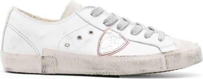 Philippe Model Paris sneakers met logopatch Wit