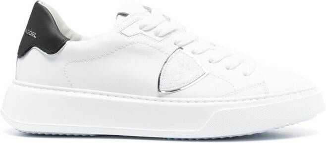 Philippe Model Paris Temple low-top sneakers Wit